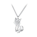 925 Sterling Silver 16mm x 10mm Platinum Plated Necklace for Unisex