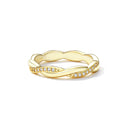 925 Sterling Silver Pavé Setting CZ Ring