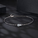 925 Sterling Silver 0.2 Carat Genuine Moissanite Bracelet for Women