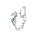 925 Sterling Silver White Gold Plated Pavé Setting CZ 1.3mm Ring for Women