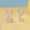 925 Sterling Silver & Plated White Gold Earrings for Women