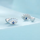 925 Sterling Silver Plated Platinum Opal Earrings for Women
