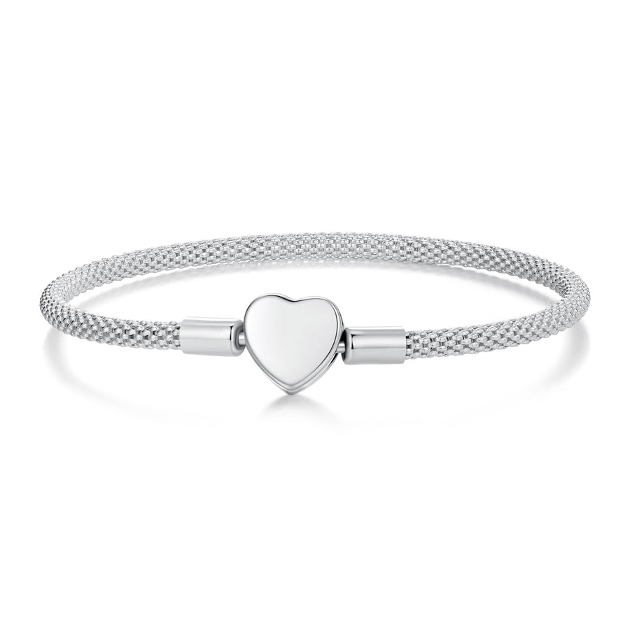 925 Sterling Silver Bracelet 17.0cm Inner Diameter for Women