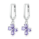 925 Sterling Silver Earrings with Pavé Setting CZ for Women