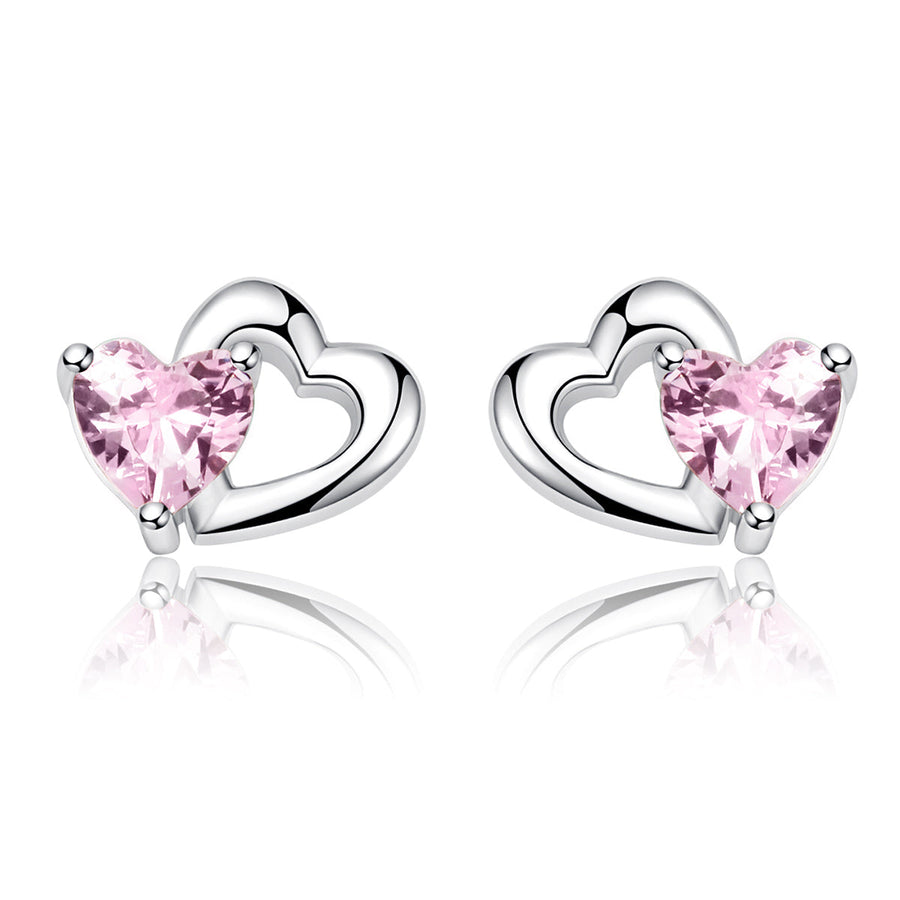 925 Sterling Silver Earrings with Pavé Setting CZ for Women