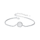 925 Sterling Silver Bracelet 150mm with CZ and Resin