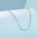 925 Sterling Silver Plated Platinum Necklace for Women