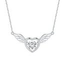 925 Sterling Silver Adjustable Necklace with Zircon and CZ for Women