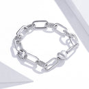 925 Sterling Silver Oxidized Bracelet 17cm for Women