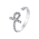 925 Sterling Silver Oxidized 2.2mm Ring for Women