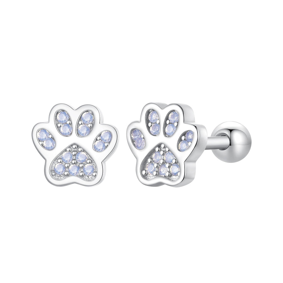 925 Sterling Silver Nano Opal Stone Earrings 6mm