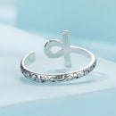 925 Sterling Silver Oxidized 2.2mm Ring for Women