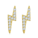 925 Sterling Silver Earrings with Pavé Setting CZ for Women