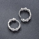 925 Sterling Silver 0.25 Carat Moissanite Hoop Earrings for Women
