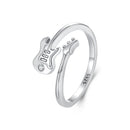 925 Sterling Silver 1.8mm Ring with Pavé Setting CZ for Women