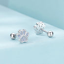 925 Sterling Silver Nano Opal Stone Earrings 6mm