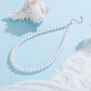 925 Sterling Silver White Gold Plated 39-45.5cm Quality Shell Pearl Necklace for Women
