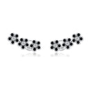 925 Sterling Silver Earrings with Pavé Setting CZ