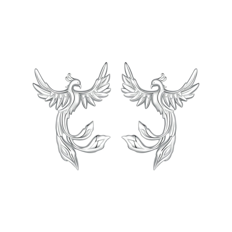 925 Sterling Silver Plated White Gold Earrings for Women