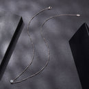 925 Sterling Silver 0.5 Carat Moissanite Necklace for Women