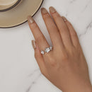 S925 Sterling Silver Pavé Setting CZ Ring for Women