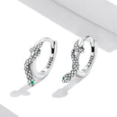 925 Sterling Silver Earrings with Pavé Setting CZ