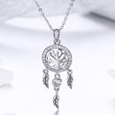 925 Sterling Silver Necklace 36-45cm with Pendant for Women