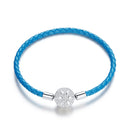 925 Sterling Silver Plated Bracelet with Pavé Setting CZ, Size 19.0 for Women