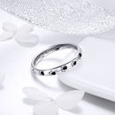 925 Sterling Silver Ring for Women - Size 5.0, Width 0.3cm