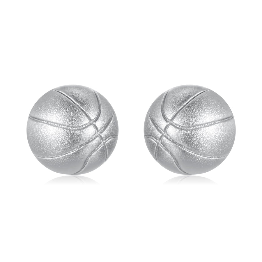 925 Sterling Silver Plated White Gold Earrings