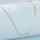 925 Sterling Silver + Plated White Gold 40cm Necklace