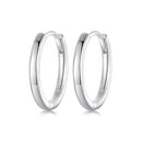 925 Sterling Silver & White Gold Plated Earrings for Women