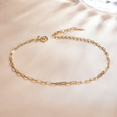 925 Sterling Silver & Plated Platinum Bracelet - 17+5cm Length