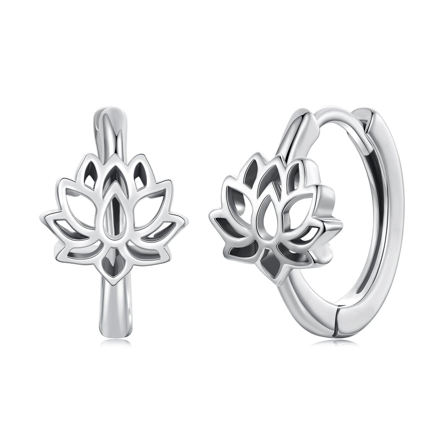 925 Sterling Silver Oxidized Silver Earrings 1.3x0.8cm for Women