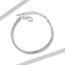 925 Sterling Silver Adjustable Bracelet