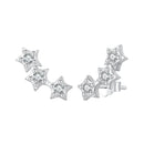 925 Sterling Silver Pavé Setting CZ Earrings for Women