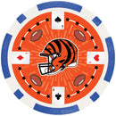 Cincinnati Bengals 100 Piece Poker Chips