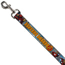 Dog Leash - IRON MAN w/Avengers Logo Cityscape