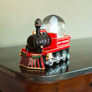 Train with Picture Frame Musical Christmas Water Snow Globe