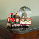 Children Riding Train Musical Water Snow Globe