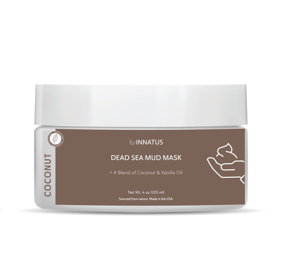 Dead Sea Mud Mask with Agave Coconut Oil – 4oz Detoxifying & Hydrating Face Mask – Purifies Skin & Controls Acne While Nourishing with Coconut Agave Oil  
