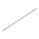 One-of-a-kind - A fashionable bracelet and bracelet jewelry set with 0.1-carat Moissan diamonds, S925 sterling silver and platinum-plated diamonds