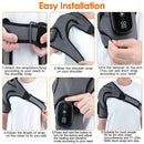 Cordless Shoulder Heating Pad Rechargeable Heated Shoulder Wrap Massager Shoulder Brace Supports with 3 Heating Levels 3 Vibration Modes for Left Right Shoulder