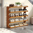 5/6-layer practical storage rack, shoe rack, space-saving design, multi-layer independent storage rack, wood grain finish, easy to assemble, self-supporting cubic shoe storage rack, storage rack, suit