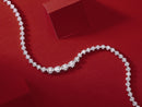In the Name of Light - A fashionable and trendy jewelry necklace pendant set with Moissanite S925 sterling silver and Platinum-plated diamond