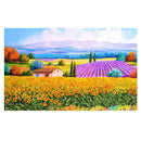 500 Piece Jigsaw Puzzle for Adults Wooden Art Puzzle Landscape Oil Painting; Rural Landscape