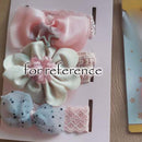 3 Pcs Baby Girl Cute Hair Bands Pink Bow Headbands Flower Crown Headwear