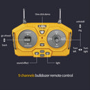 2.4G Remote Control; High Tech 11 Channels RC Excavator Dump Trucks Bulldozer Alloy Plastic Engineering Vehicle Electronic Toys For Boy Gifts