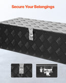 30"x13"x9.6" Heavy Duty Aluminum Truck Bed Tool Box for Pickup RV Black