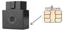 GPS cards works for Vehicle Tracker Coban GPS405C with Low Battery Notice